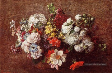 Bouquet de fleurs2 Henri Fantin Latour Peinture à l'huile